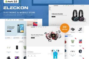 Download Eleckon - Electronic Store Shopify 2.0 Theme Electronic Store Responsive Shopify 2.0 Theme