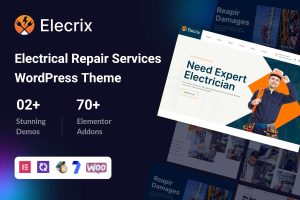 Download Elecrix – Electrical Repair Services WordPress The Electrical Repair Services WordPress Theme