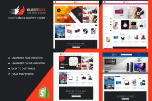 Download Electrox - Electronics Shopify Theme Electrical, Electronic Products, Devices & Tools Online Shopify Store. Sectioned, Responsive Theme.