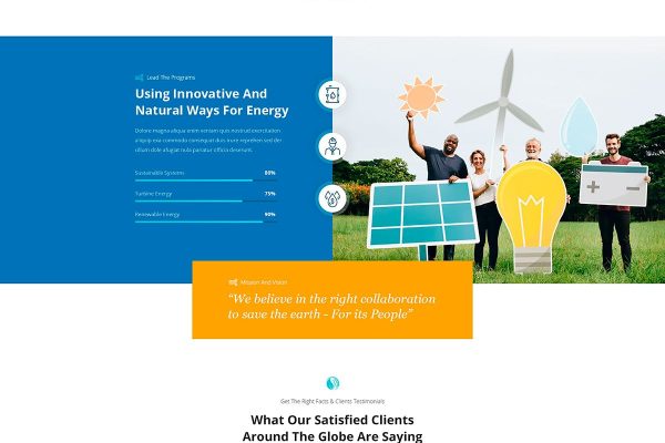 Download Eltron - Solar Energy Elementor WordPress Theme Energy, Solar panel WordPress theme