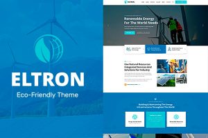 Download Eltron - Solar Energy Elementor WordPress Theme Energy, Solar panel WordPress theme