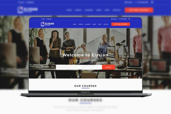 Download Elysian LMS Theme WordPress School Theme + LMS