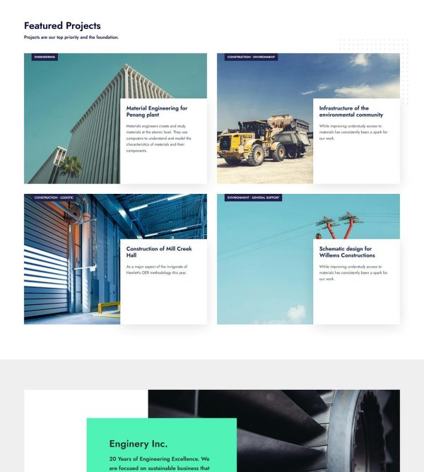 Download Enginery - Industrial & Engineering WP theme Carefully designed industrial theme  with an easy-to-use approach for any factory niche website.