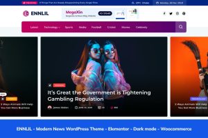Download Ennlil - Modern Magazine WordPress Theme Elementor Modern Magazine WordPress Theme