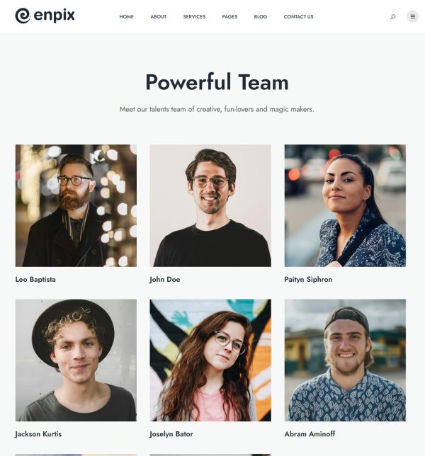 Download Enpix | Digital Agency Creative Portfolio Theme Agency, Startup, creative, studio wordpress theme