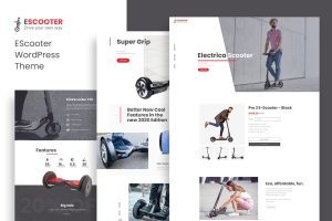 Download Escoot - One Page, Single Product WoocommerceTheme Best Selling Single Product Shop WooCommerce Design. Apps, Products Landing Page Promotion WordPress
