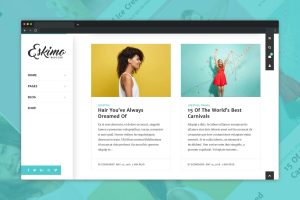 Download Eskimo - Minimal Personal WordPress Blog Theme A modern and minimal WordPress blog & shop theme designed for personal blogs