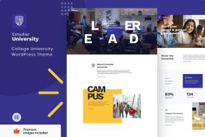 Download Estudiar - College University WordPress Theme The Ultimate Niche WordPress Elementor Pro Theme for College University and Schools