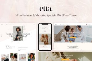 Download Etta Virtual Assistant & Marketing Specialist WordPress Theme