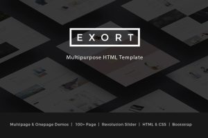 Download Exort - Responsive Multipurpose HTML Template