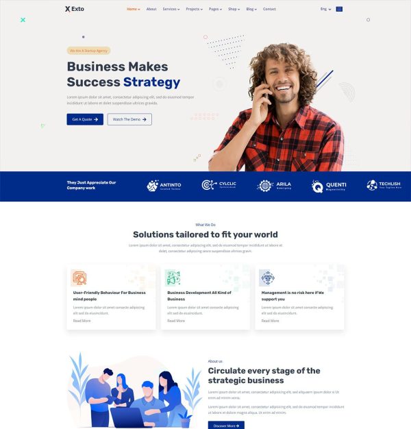 Download Exto - SEO & Marketing Company HTML Template A Professional HTML Template for SEO & Marketing Company and Startups!