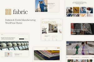 Download Fabric Fashion & Textile Manufacturing WordPress Theme