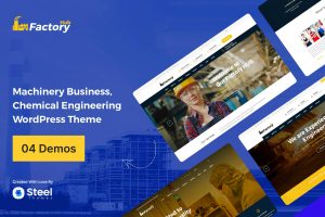 Download Factory HUB - Industrial Business WordPress Theme Factory HUB -specifically made for some sectors like industry, factories, construction, engineering.