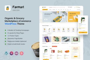 Download Farmart - Organic & Grocery Marketplace WordPress