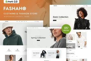 Download Fashaho - Clothing & Fashion Shopify 2.0 Theme Clothing & Fashion Responsive Shopify 2.0 Theme