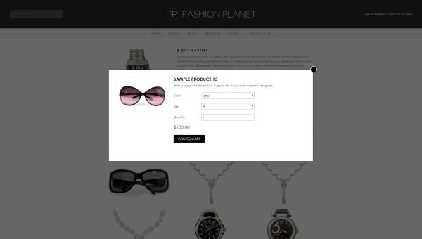 Download Fashion Planet - Responsive Shopify Theme Shopify Store Template for Fashion and Accessories Industry.