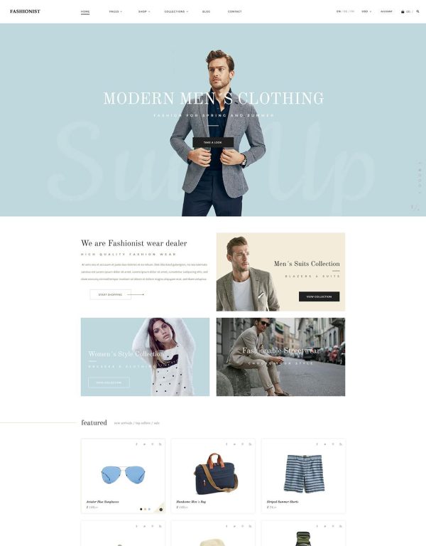 Download Fashionist - Shopify Theme fashion and retail shopify theme