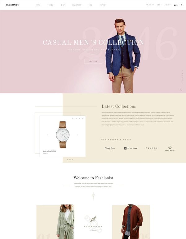 Download Fashionist - Shopify Theme fashion and retail shopify theme