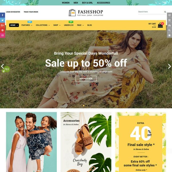 Download FashShop - Drag & Drop Bootstrap 4 Shopify Theme Best Fashion Shopify Theme - High Speed & SEO Optimized