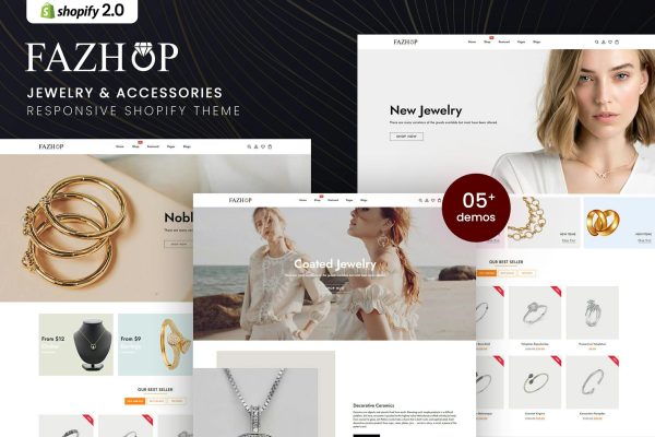 Download Fazhop - Jewelry & Accessories Shopify Theme Jewelry & Accessories Responsive Shopify Theme