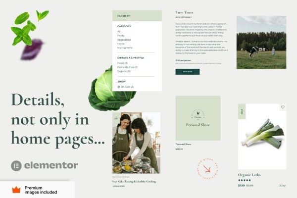 Download Ferme - Food Store & Farm WooCommerce WordPress The Ultimate Niche WordPress WooCommerce Elementor Pro theme for Food Stores and Farms