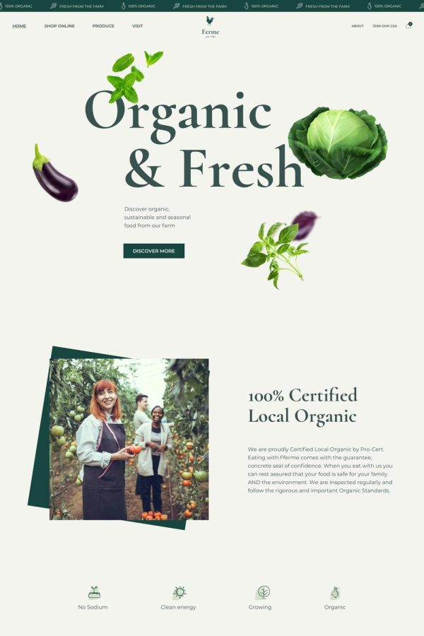 Download Ferme - Food Store & Farm WooCommerce WordPress The Ultimate Niche WordPress WooCommerce Elementor Pro theme for Food Stores and Farms