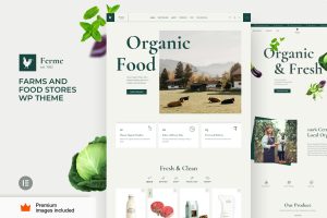 Download Ferme - Food Store & Farm WooCommerce WordPress The Ultimate Niche WordPress WooCommerce Elementor Pro theme for Food Stores and Farms