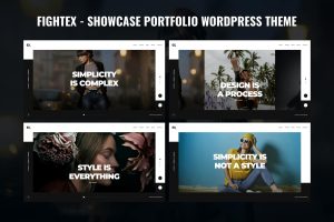 Download Fightex - Showcase Portfolio WordPress Theme agency, art, clean, creative, designer, developer, elementor, gallery, modern, personal