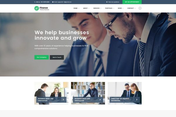 Download Finance - Consulting, Accounting WordPress Theme advisor, analytical, audit, broker, brokerage, business, business wp, company, consulting, consultin