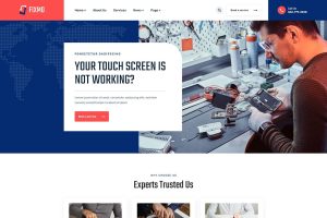 Download Fixmo – Smartphone Repair Services HTML Template ac, cell phone, computer repair service, desktop computer, Digital Cameras, electric, electronic, gl