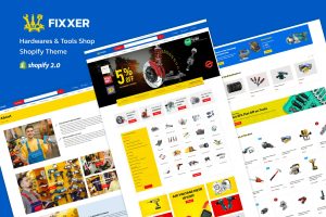 Download Fixxer - Hardwares & Tools Shop Shopify Theme Troubleshooter Solution Expert Resolver Handyman Repair,Specialist Maintenance Pro,Repair Technician
