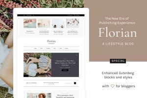 Download Florian - Responsive Personal WordPress Blog Theme A wonderful responsive WordPress blog theme enhanced for Gutenberg