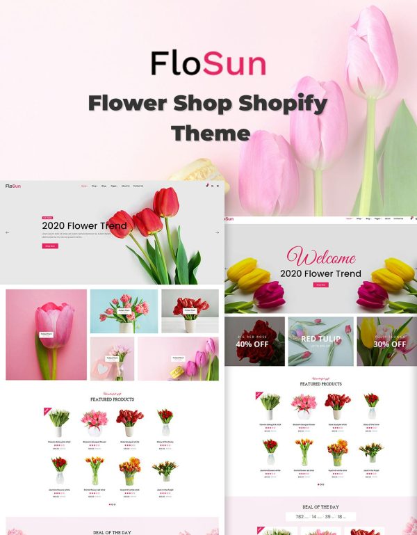 Download Flosun - Flower Shop Shopify Theme This Shopify theme is super-convenient to use because it is ideally in tune with all sorts of device