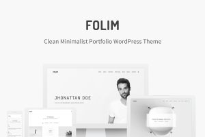 Download Folim - Clean Minimalist Portfolio WordPress Theme Easy Customization | Incredibly Expandable | 100% Responsive | Cross-Browser Compatibility