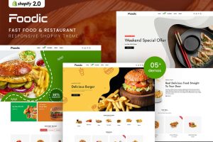 Download Foodic - Fast Food & Restaurant Shopify 2.0 Theme Fast Food & Restaurant Responsive Shopify 2.0 Theme