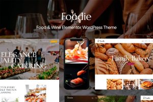 Download Foodie Food & Wine Elementor Multiskin WordPress Theme