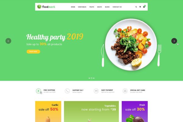 Download Foodmarket - Responsive Shopify Theme