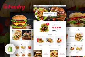 Download Foodry - Fast Food & Restaurant Shopify Theme Fast Food & Restaurant Responsive Shopify Theme