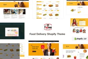 Download Fooma - Responsive Food Delivery Shopify Theme Organic Farm Fresh Online Sea Food Ordening, Meat Shopping eCommerce & Food Delivery Business Theme