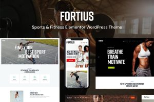 Download Fortius Sports & Fitness Elementor WordPress Theme
