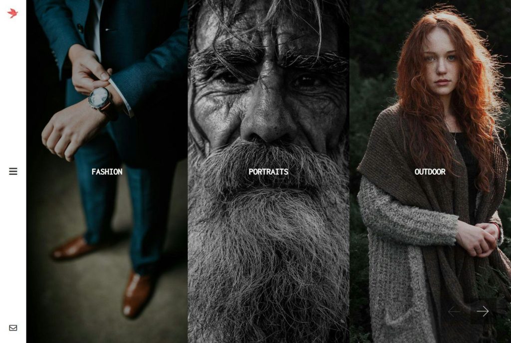 FreeBird Photography Portfolio site Template Photography Portfolio