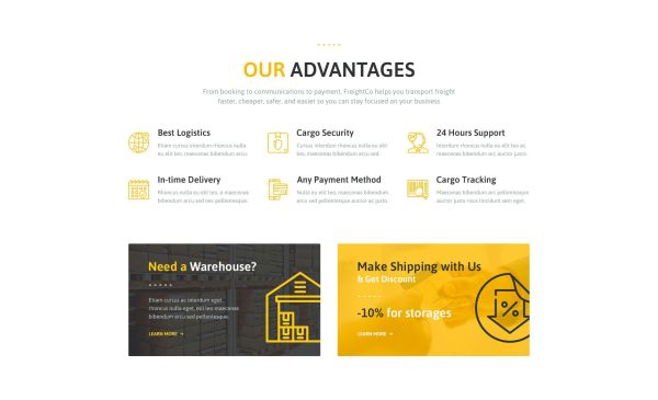 Download FreightCo Transportation & Warehousing WordPress Theme