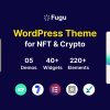 Download Fugu - NFT & Crypto WordPress Theme For NFT & Crypto websites, Crypto Currency, Bitcoin, Cryptocurrency Landing Page