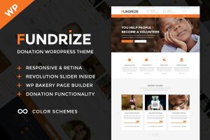 Download Fundrize - Donation & Charity WordPress Theme Fundrize is Ultra Responsive & Retina Ready clean and flexible WordPress Theme