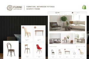 Download Furni - Furniture, Bathroom Fittings Shopify Theme Modern Furniture, Bathroom Fittings, Home Automation, CCTV, Appliances, Kitchen Equipment Shop Theme