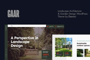 Download Gaar - Landscape Architecture & Garden Design WP Carefully designed niche theme developed for any landscape architecture & design company.