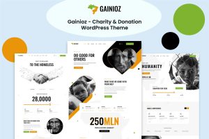 Download Gainioz - Charity & Donation WordPress Theme Gainioz is built as a clean and modern responsive charity & fundraising multipurpose WordPress theme