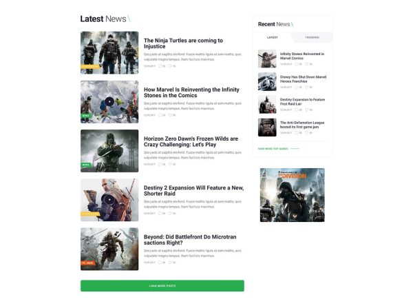 Download Gamezone Gaming Blog & Store WordPress Theme