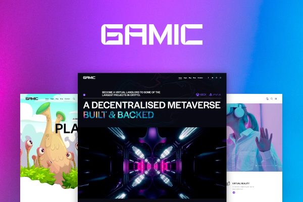 Download Gamic Metaverse Gaming & Crypto WordPress Theme