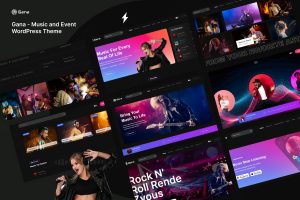 Download Gana - Music and Event WordPress Theme Music WordPress Theme